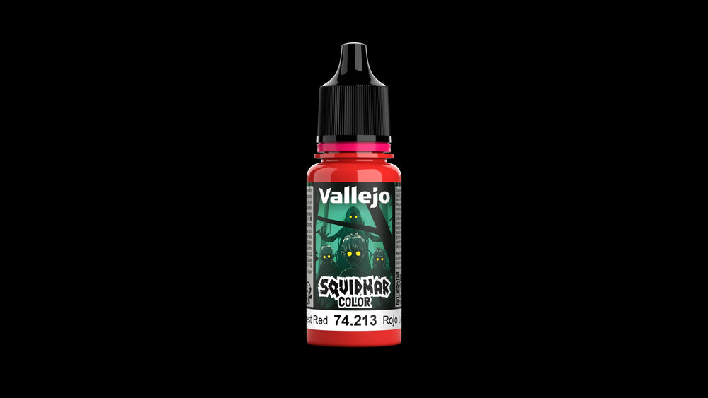 AV Vallejo Squidmar Color - 213 - Deadliest Red 18ml