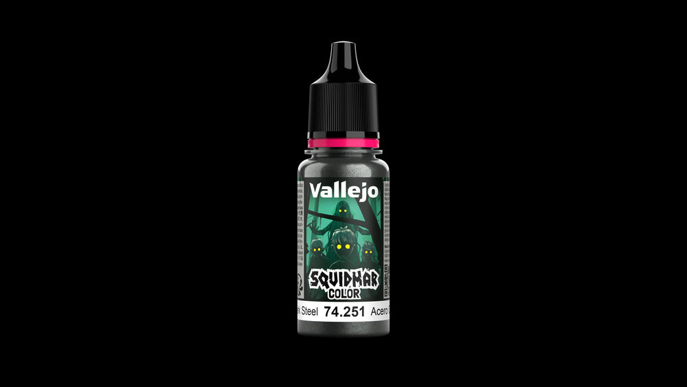 AV Vallejo Squidmar Metallic - 251 - Dark Steel 18ml