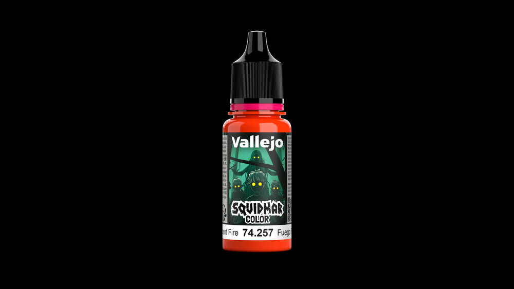 AV Vallejo Squidmar Color - 257 - Fluorescent Fire 18ml