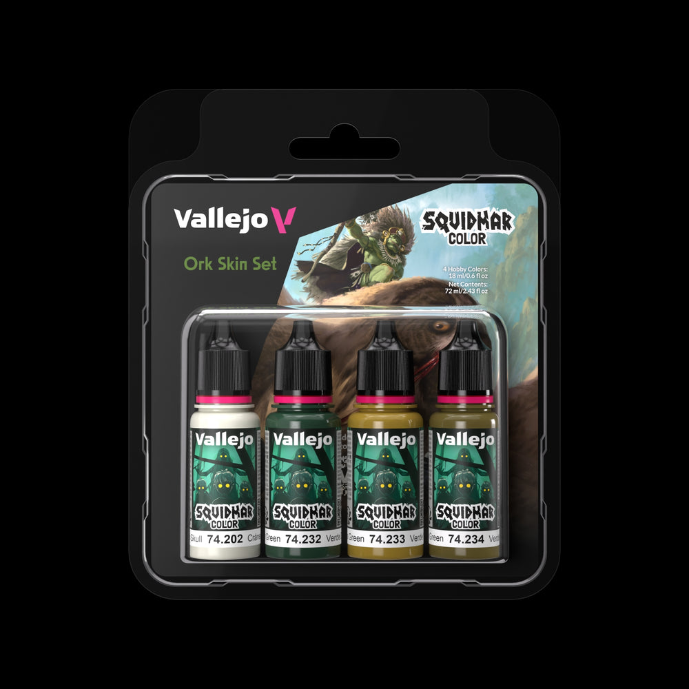 AV Vallejo Squidmar Set - Ork Skin Set